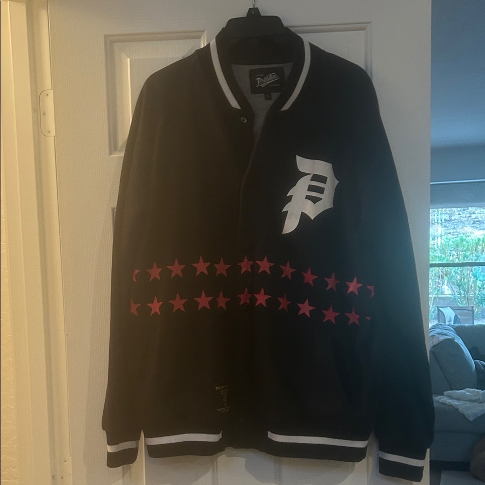 Primitive Black Jacket with Gold Accents